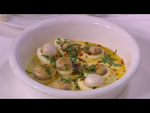 شاهد طريقة إعداد بيض محشو بالجبن