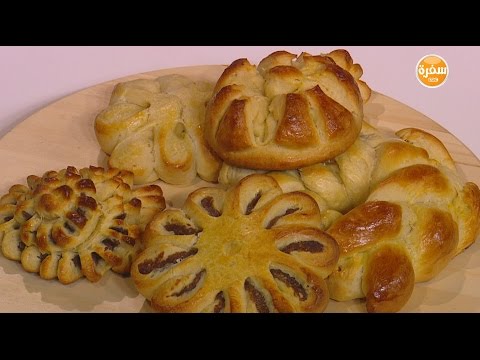 شاهد طريقة إعداد فطاير الورد المحشية