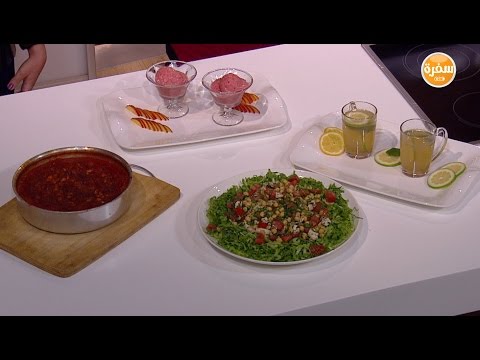 شاهد طريقة إعداد بوظة الزبادي بالخوخ والفراولة دايت